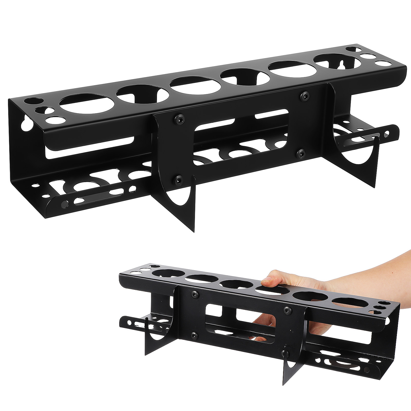 Workshop Tools Rack - ชั้นวางเครื่องมือติดผนังแบบแข็งแรงพิเศษสำหรับจัดเก็บหลอดยาแนว ชั้นวางเครื่องมือติดผนังสำหรับโรงรถ ห้องทำงาน และรถบริการ
