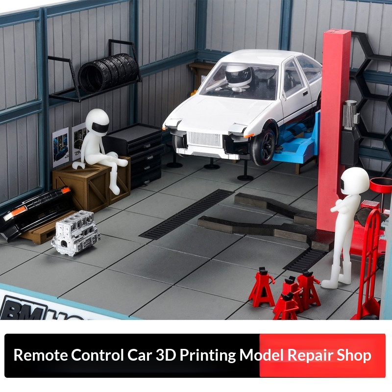 Workshop Tools 3D Model - ชุดซ่อมรถบังคับวิทยุ BM HOBBY ขนาด 1/24 แบบจำลอง