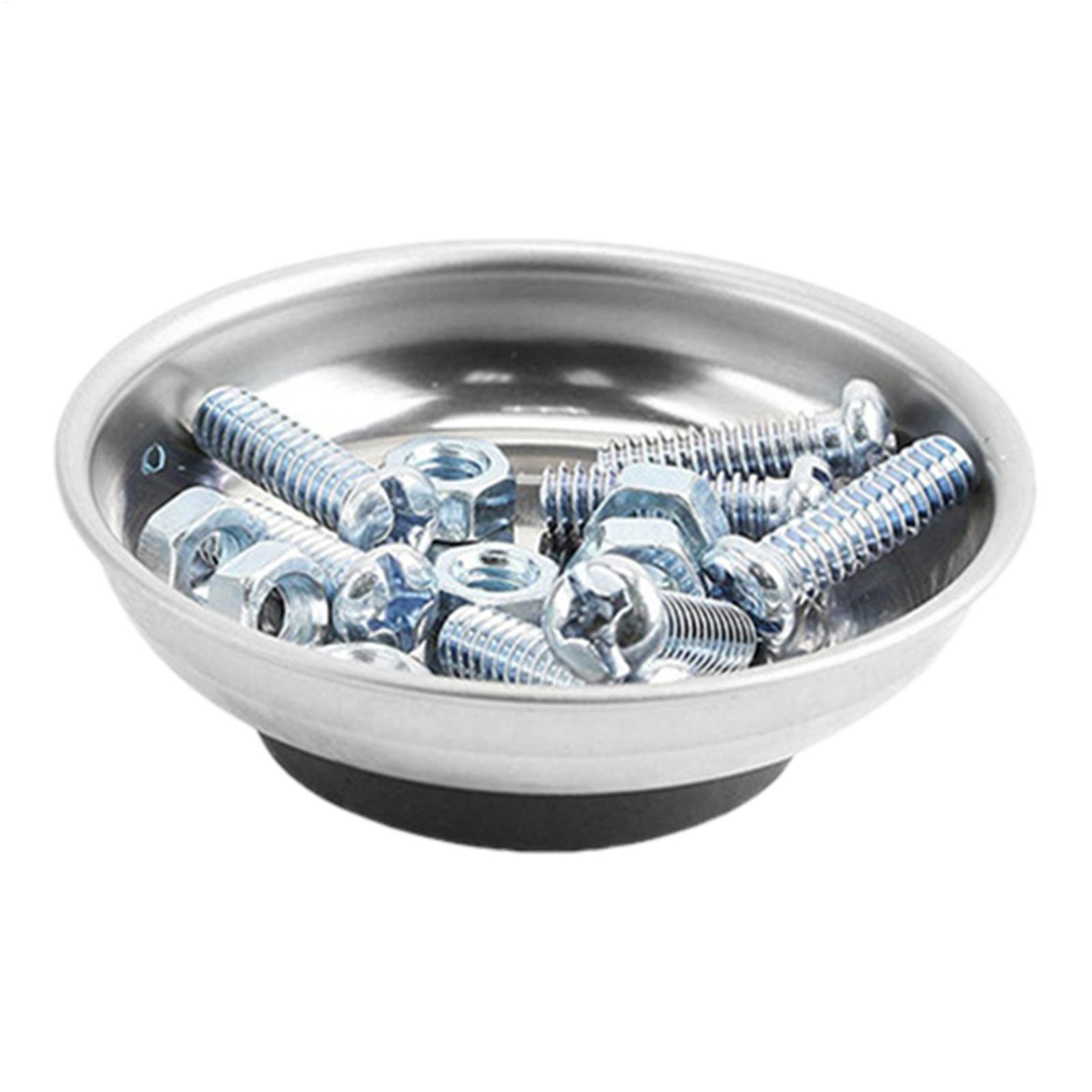 Magnetic Parts Tray - ถาดแม่เหล็กสำหรับเก็บชิ้นส่วน ถาดแม่เหล็กสแตนเลสสำหรับเก็บสกรู ถาดแม่เหล็กอเนกประสงค์สำหรับเก็บน็อตและเครื่องมือ