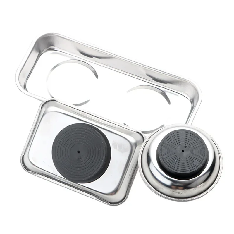 Magnetic Parts Tray - ชามแม่เหล็กทรงสี่เหลี่ยม ทนทาน พร้อมถาดใส่ชิ้นส่วนสแตนเลสแม่เหล็กเพื่อการเข้าถึงง่ายและป้องกันการสูญหายของชิ้นส่วน