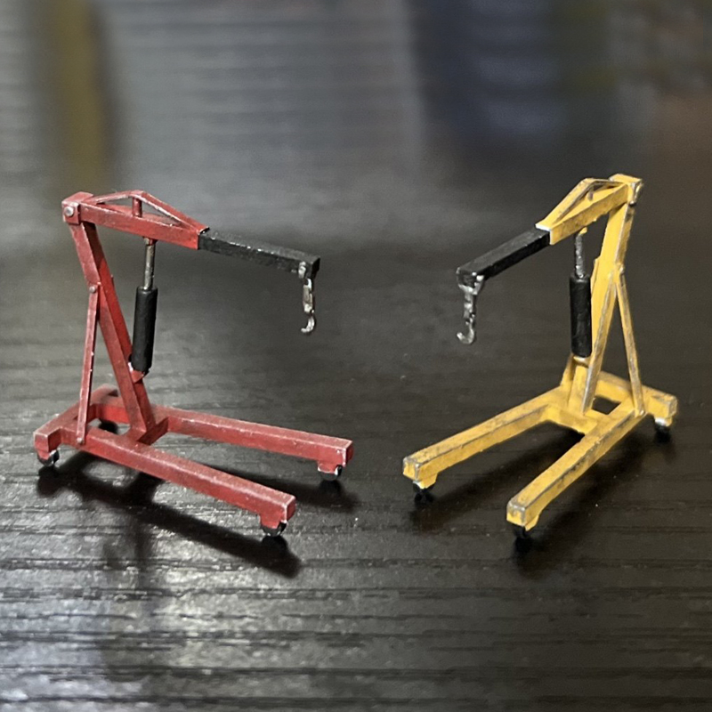 Workshop Tools 3D Model - ชุดอุปกรณ์แขวนเครื่องยนต์ขนาด 1/64 จำนวน 1 ชิ้น แบบพิมพ์