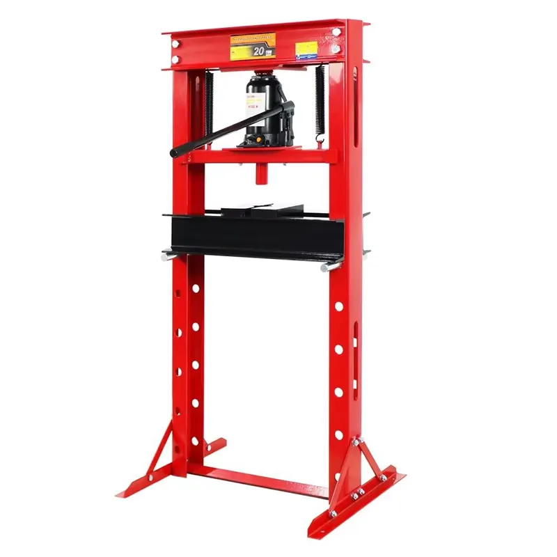 Workshop Tools Used - เครื่องอัดไฮดรอลิกแบบโครง H ขนาด 20 ตัน สำหรับงานซ่อมยานยนต์
