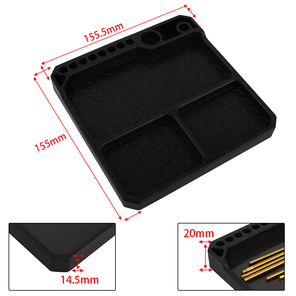 ถาดใส่ชิ้นส่วนซิลิโคนแม่เหล็ก  - Magnetic Parts Tray บทวิจารณ์และราคา