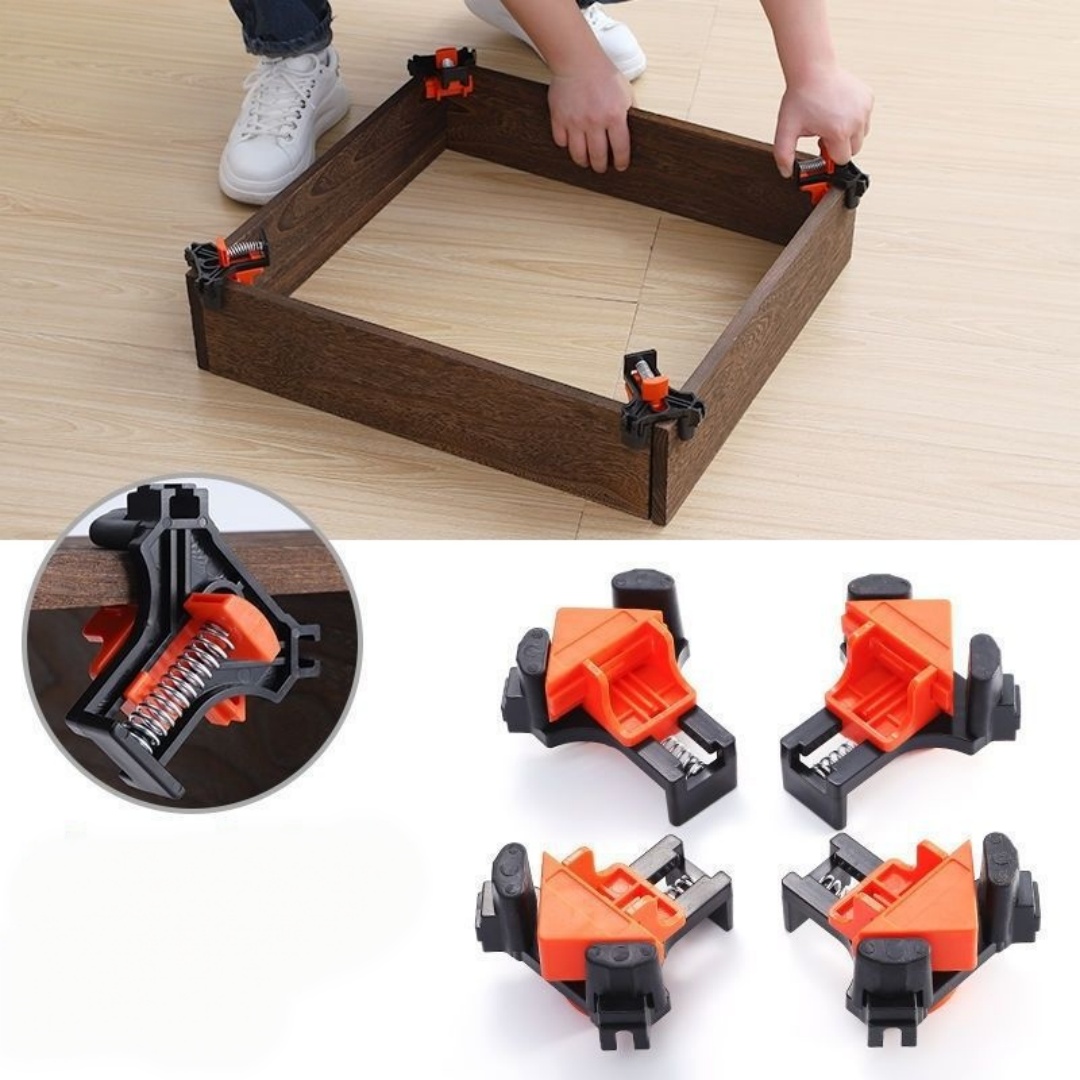 4 ชิ้น 90 °   คลิปหนีบมุมฉาก ค - Hand Tools Mechanical Workshop บทวิจารณ์และราคา