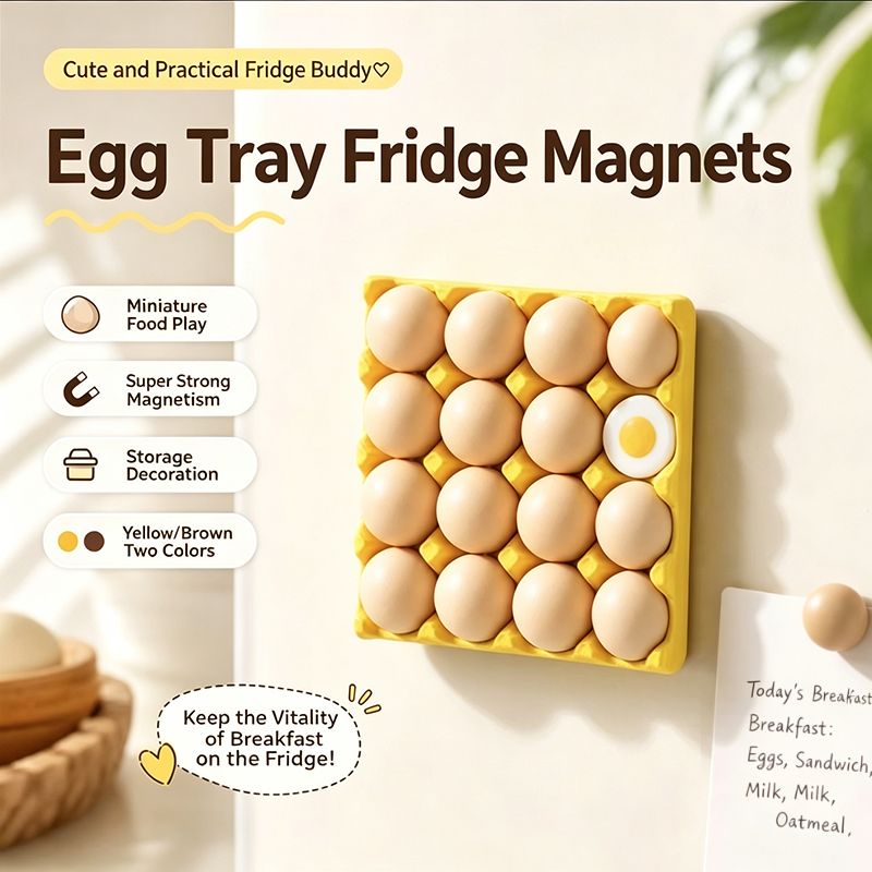 แม่เหล็กติดตู้เย็นรูปถาดไข่ตลก - Magnetic Parts Tray บทวิจารณ์และราคา