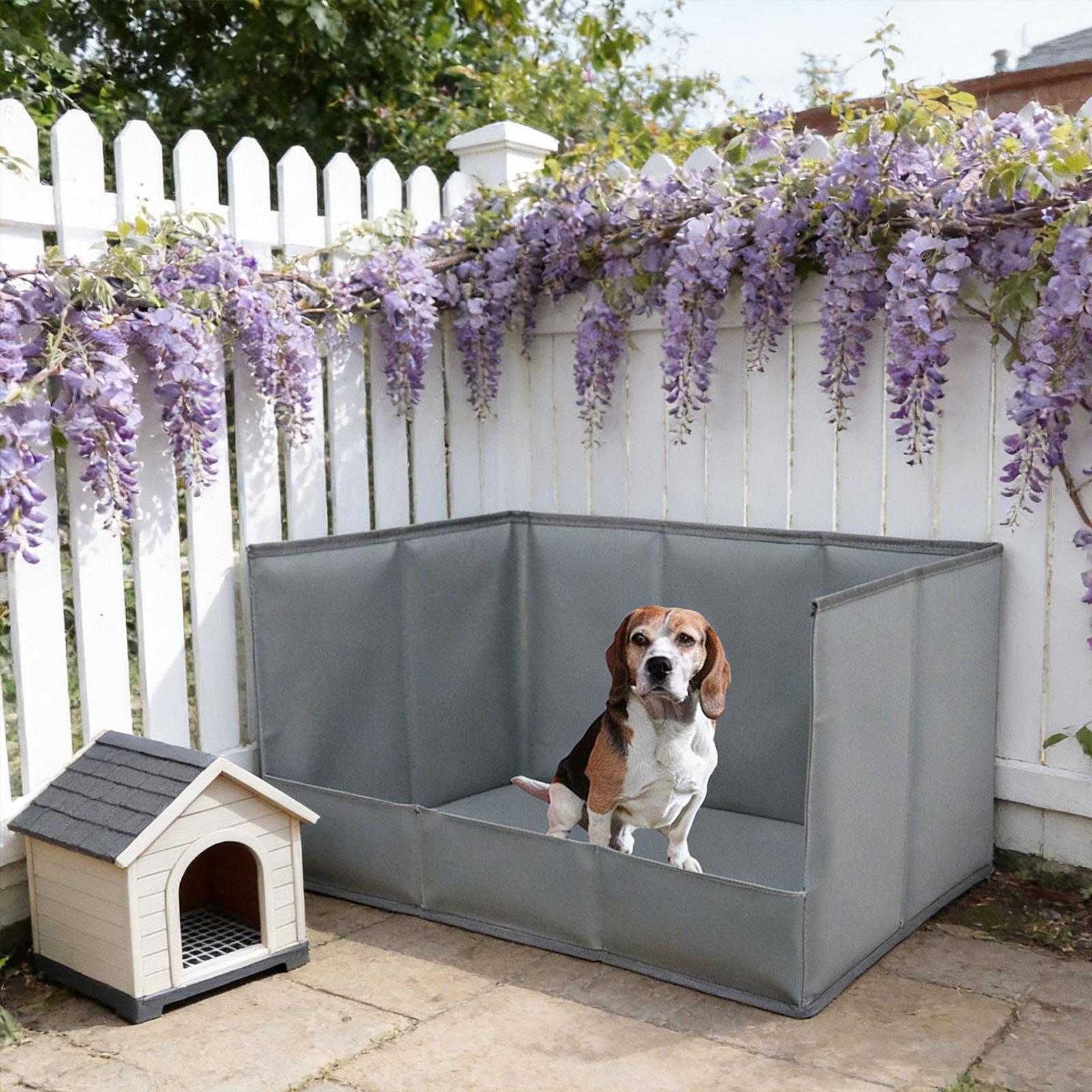 ถาดรองฉี่สุนัขแบบพกพาสำหรับใช้ - Bench Dog Hole บทวิจารณ์และราคา