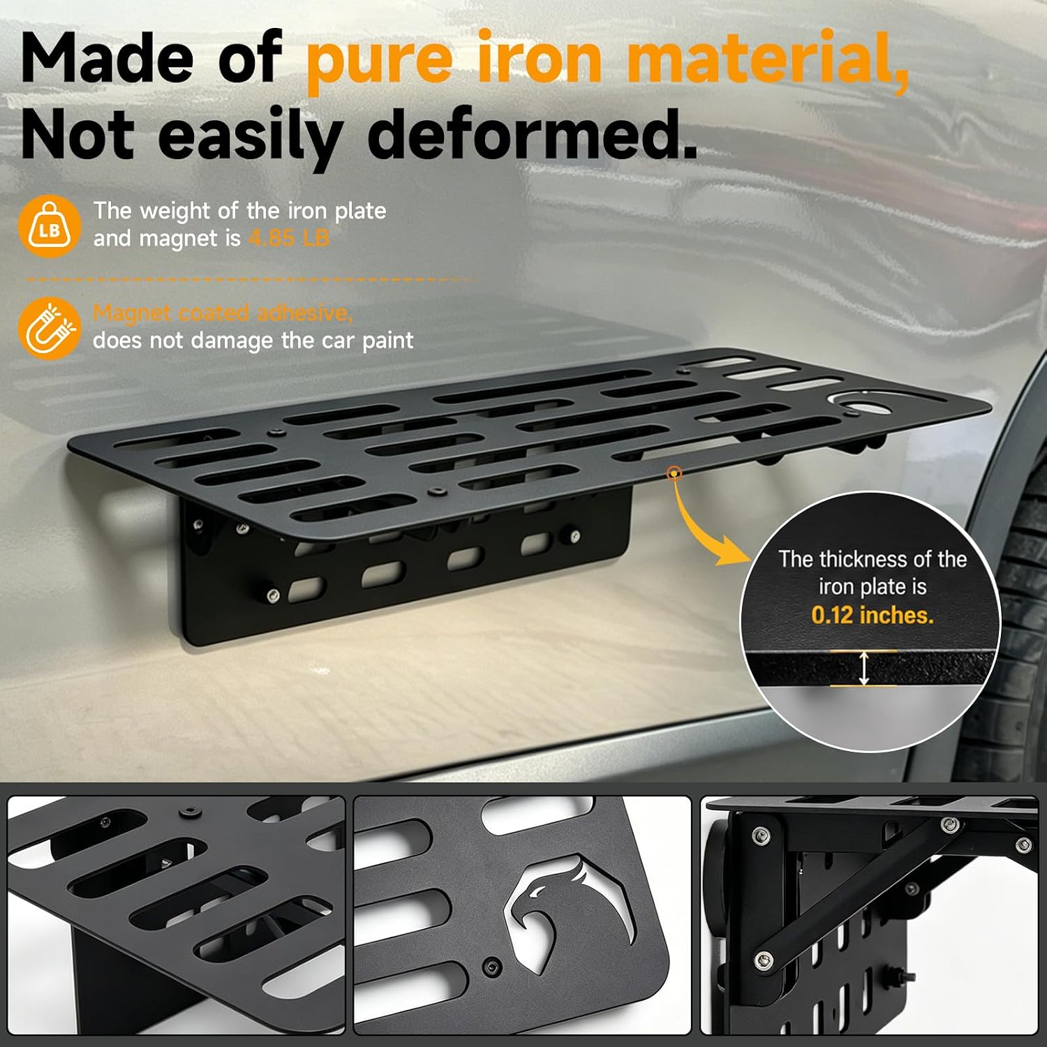 โต๊ะพับแม่เหล็กติดข้างรถยนต์ ถ - Magnetic Parts Tray บทวิจารณ์และราคา
