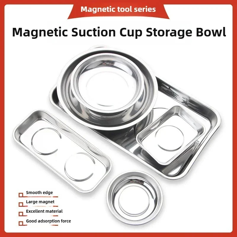 ชามแม่เหล็กทรงกลม/ทรงเหลี่ยม ท - Magnetic Parts Tray บทวิจารณ์และราคา