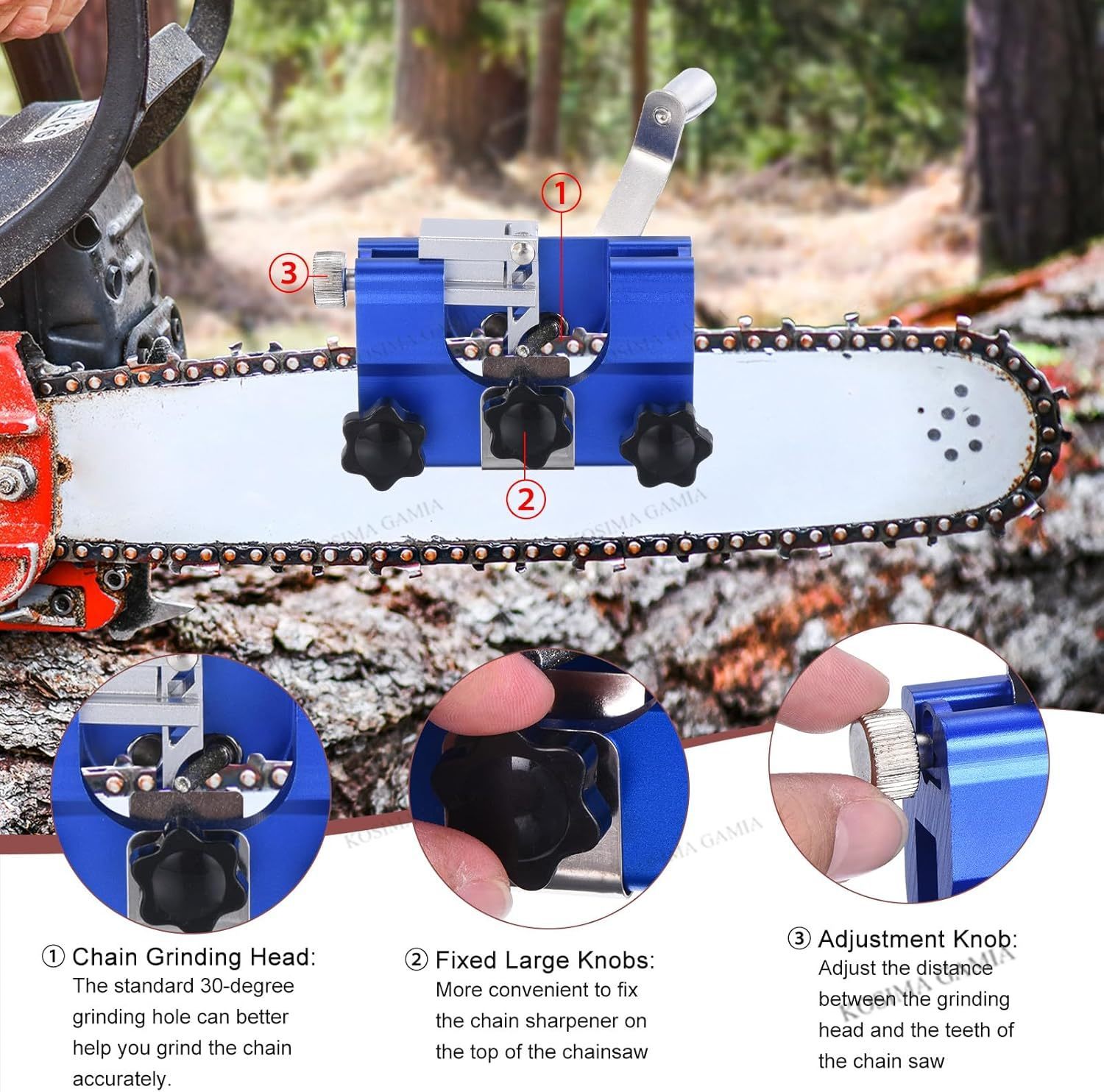 เครื่องลับคมใบเลื่อยโซ่แบบพกพา - Workshop Cleaning Tools บทวิจารณ์และราคา
