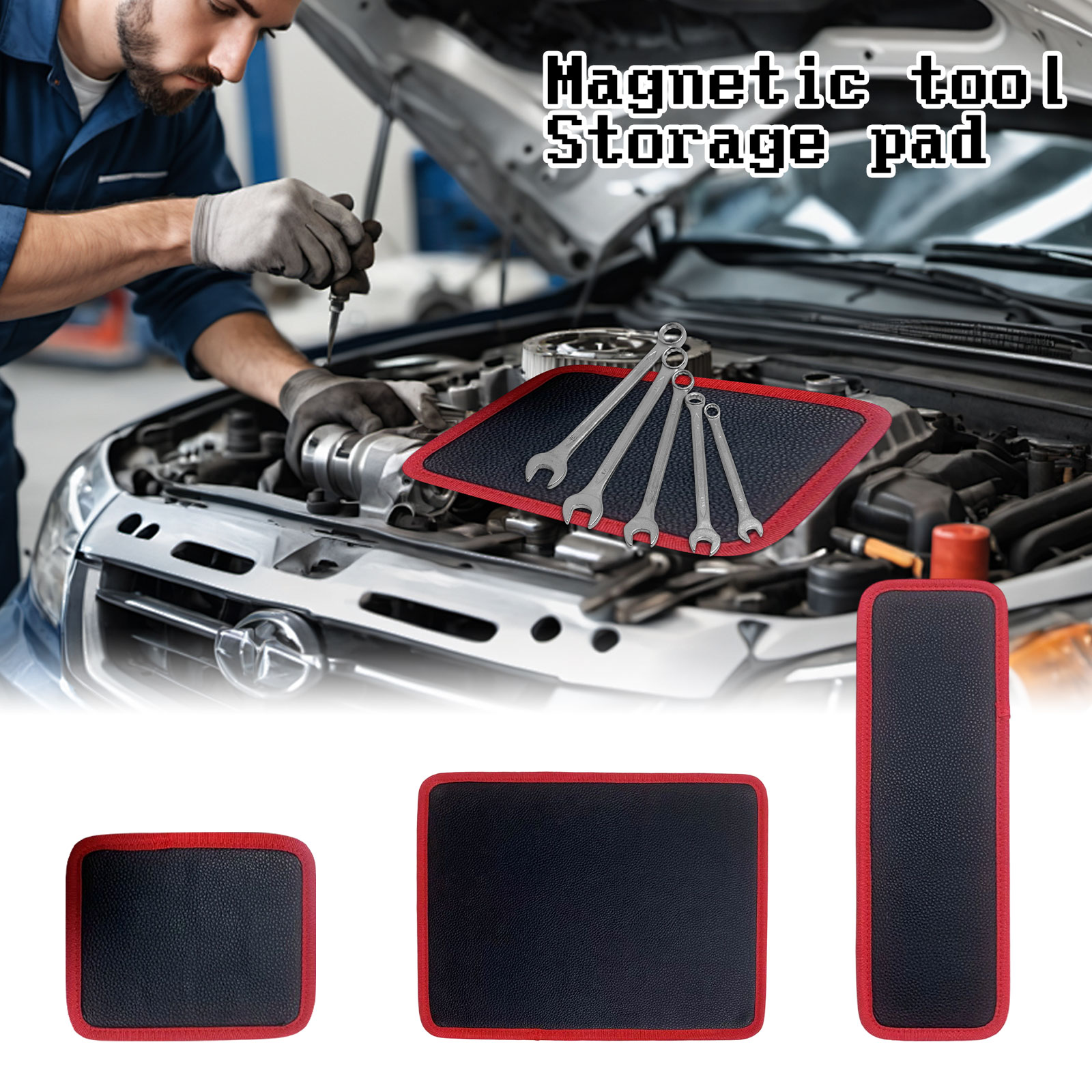 แผ่นแม่เหล็กยืดหยุ่นสำหรับเก็บ - Magnetic Parts Tray บทวิจารณ์และราคา