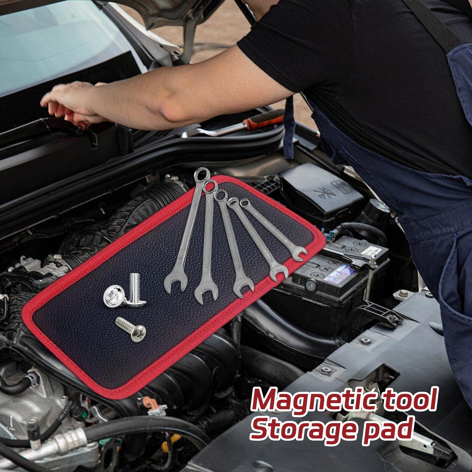 แผ่นแม่เหล็กยืดหยุ่นสำหรับเก็บ - Magnetic Parts Tray บทวิจารณ์และราคา