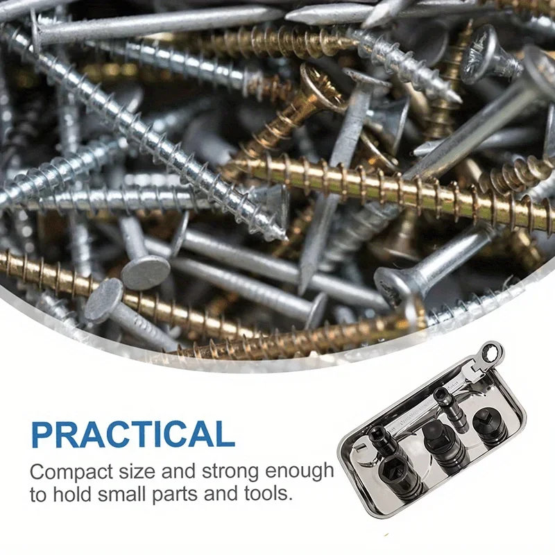 ถาดเหล็กพร้อมถาดแม่เหล็กสำหรับ - Magnetic Parts Tray บทวิจารณ์และราคา