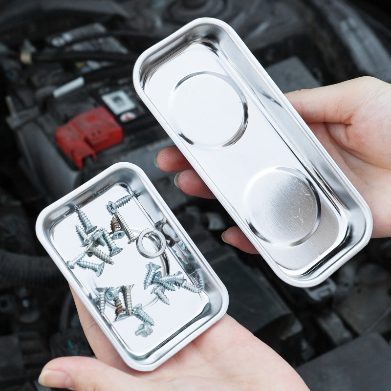 ถาดแม่เหล็กสำหรับเก็บสกรู น็อต - Magnetic Parts Tray บทวิจารณ์และราคา