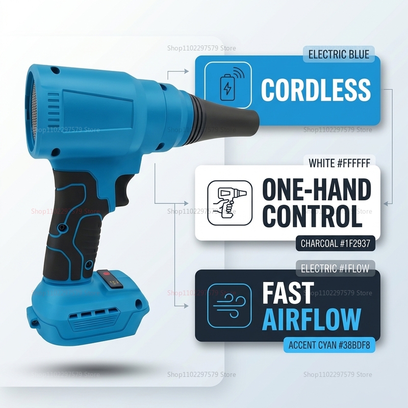 เครื่องเป่าลมไร้สาย 18V แบบไร้ - Workshop Tools Car บทวิจารณ์และราคา