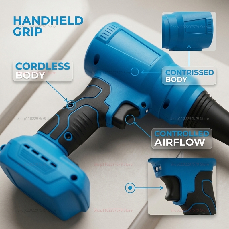 เครื่องเป่าลมไร้สาย 18V แบบไร้ - Workshop Tools Car บทวิจารณ์และราคา