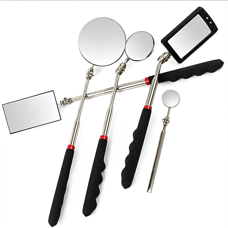 กระจกตรวจสอบแบบยืดหดได้พร้อมไฟ - Workshop Tools Car บทวิจารณ์และราคา