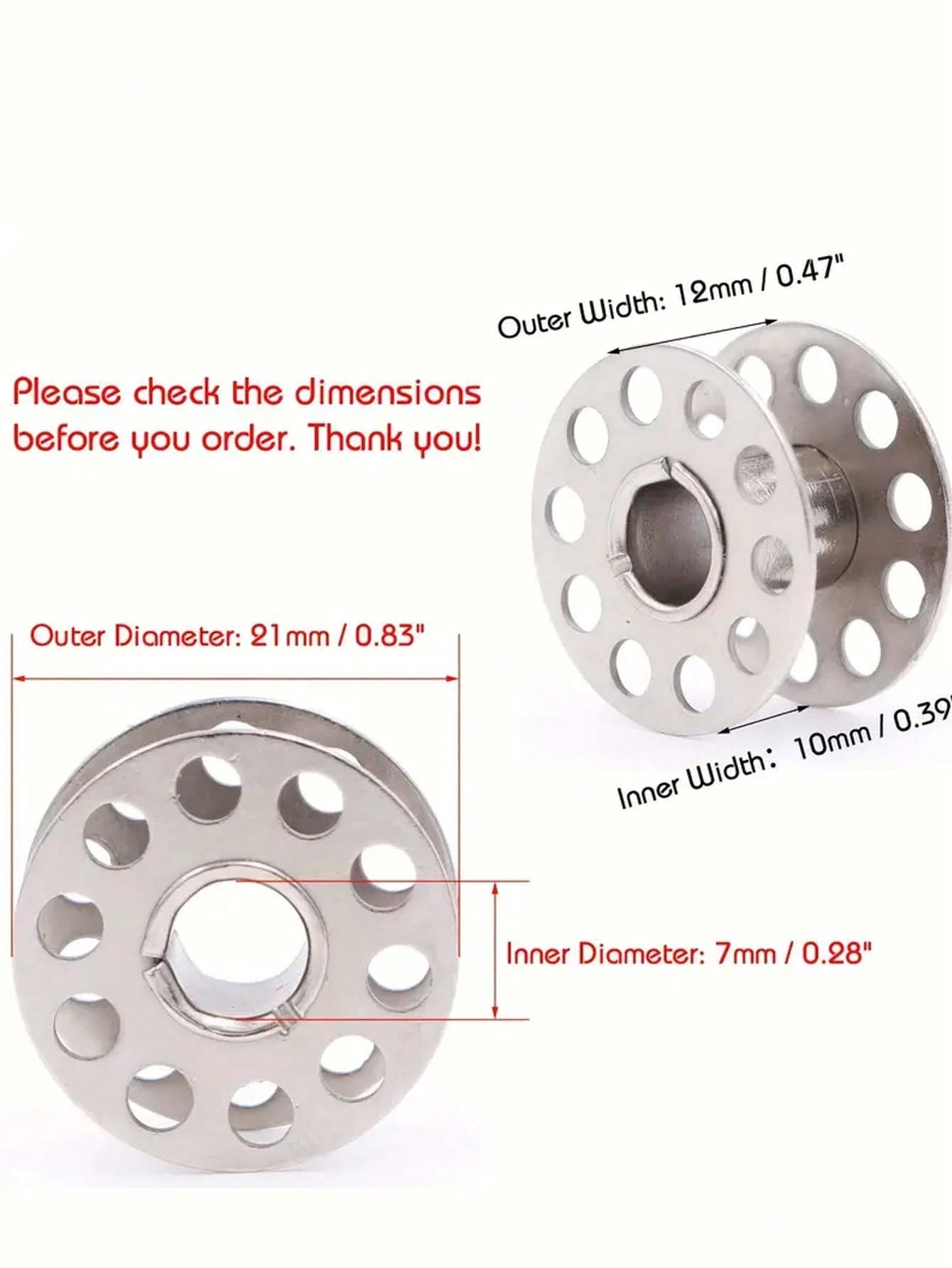 Bobbin Case และ Bobbins โลหะสํ - Hand Tools Mechanical Workshop บทวิจารณ์และราคา